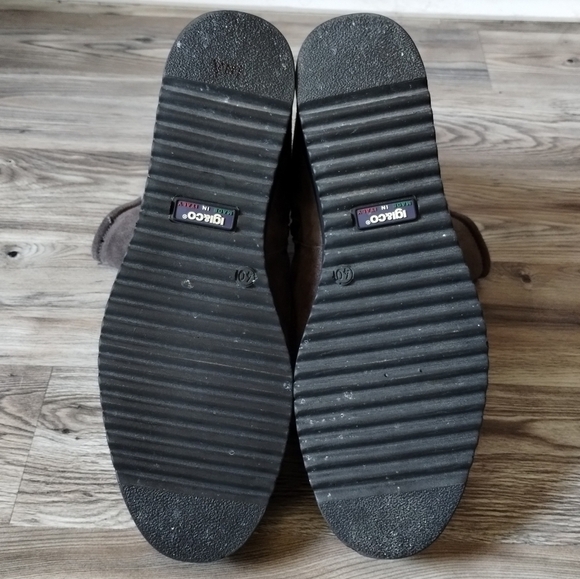 Igi&co Gray Suede Slouch Boots size 40 - Picture 4 of 5